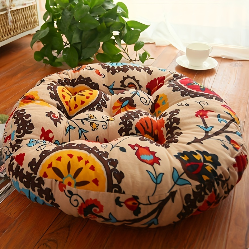 Pilates Yoga Machine - Round Floor Cushion Pillow Thickened Tatami