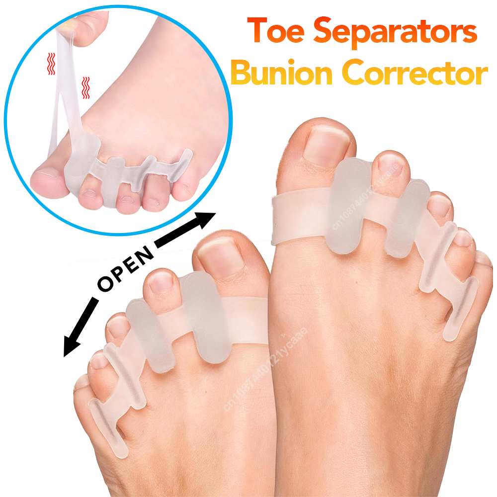 Toe Separator Silicon - 1 Pair Silicone Toe Separator Bunion
