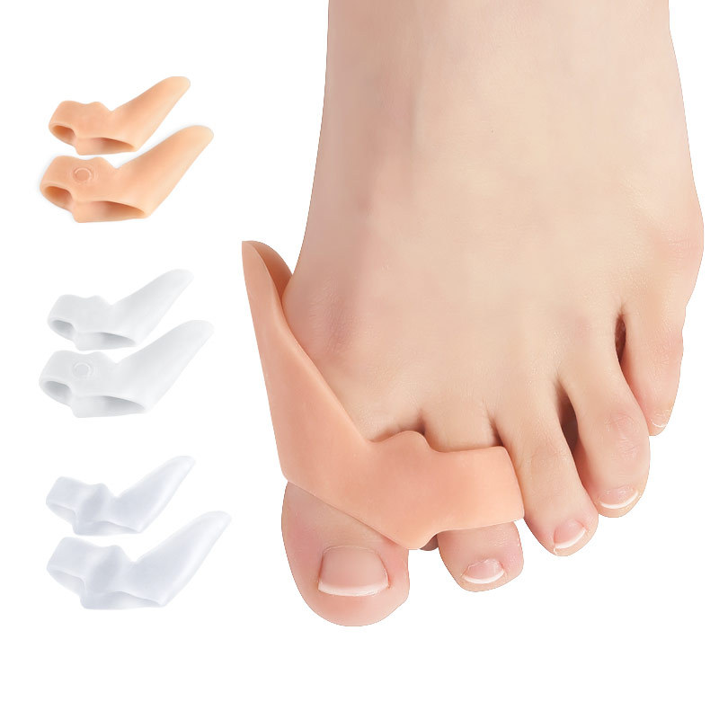 Toe Separator Silicon - 1Pair Gel Silicone Foot Care Tools