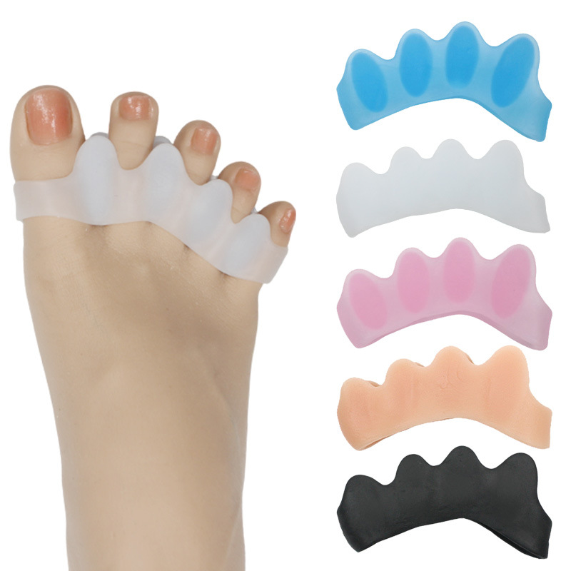 Toe Separator Silicon - 1Pair Silicone Toe Separators for Plantar