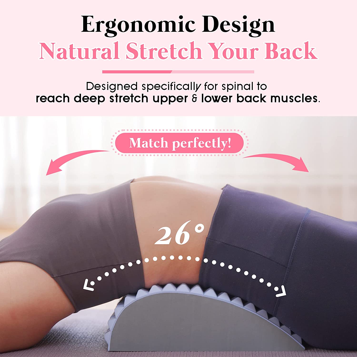 Posture Pole Corrector - Lower Back Pain Relief Treatment Stretcher