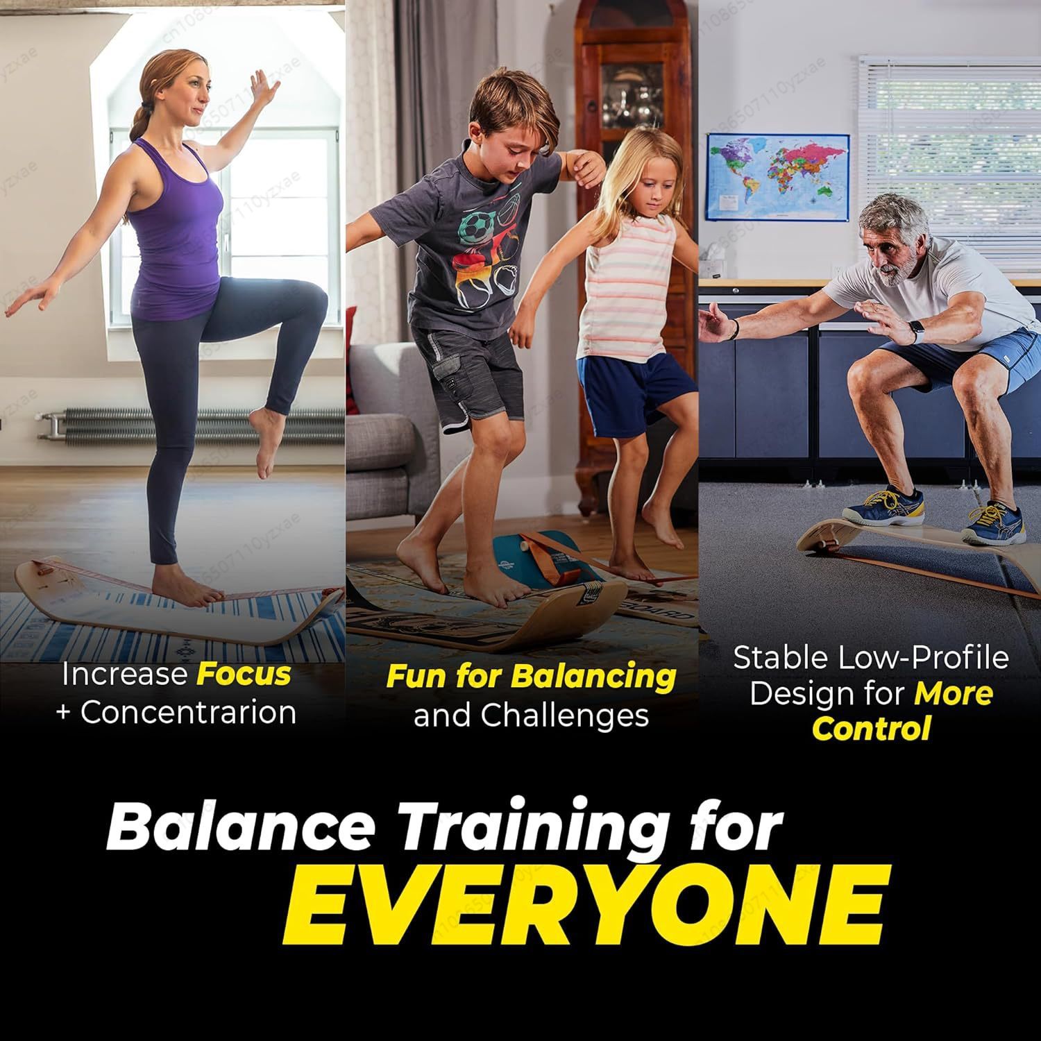 Slackline Balance Trainer Boar - Balance Board Wobble recension och pris