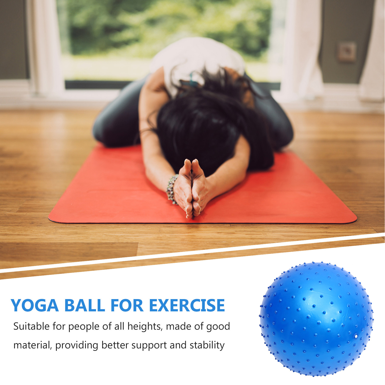 Compact Exercise Ball for Yoga - Pilates Yoga Pregnancy recension och pris