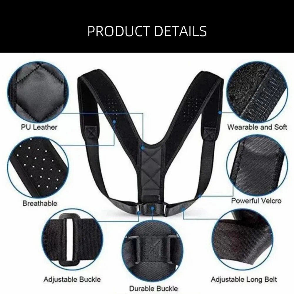 Back Posture Correction Belt H - Posture Pole Corrector recension och pris