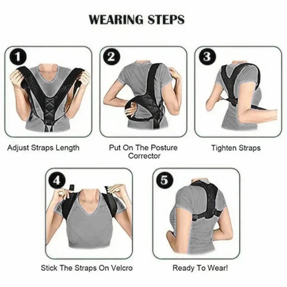 Back Posture Correction Belt H - Posture Pole Corrector recension och pris