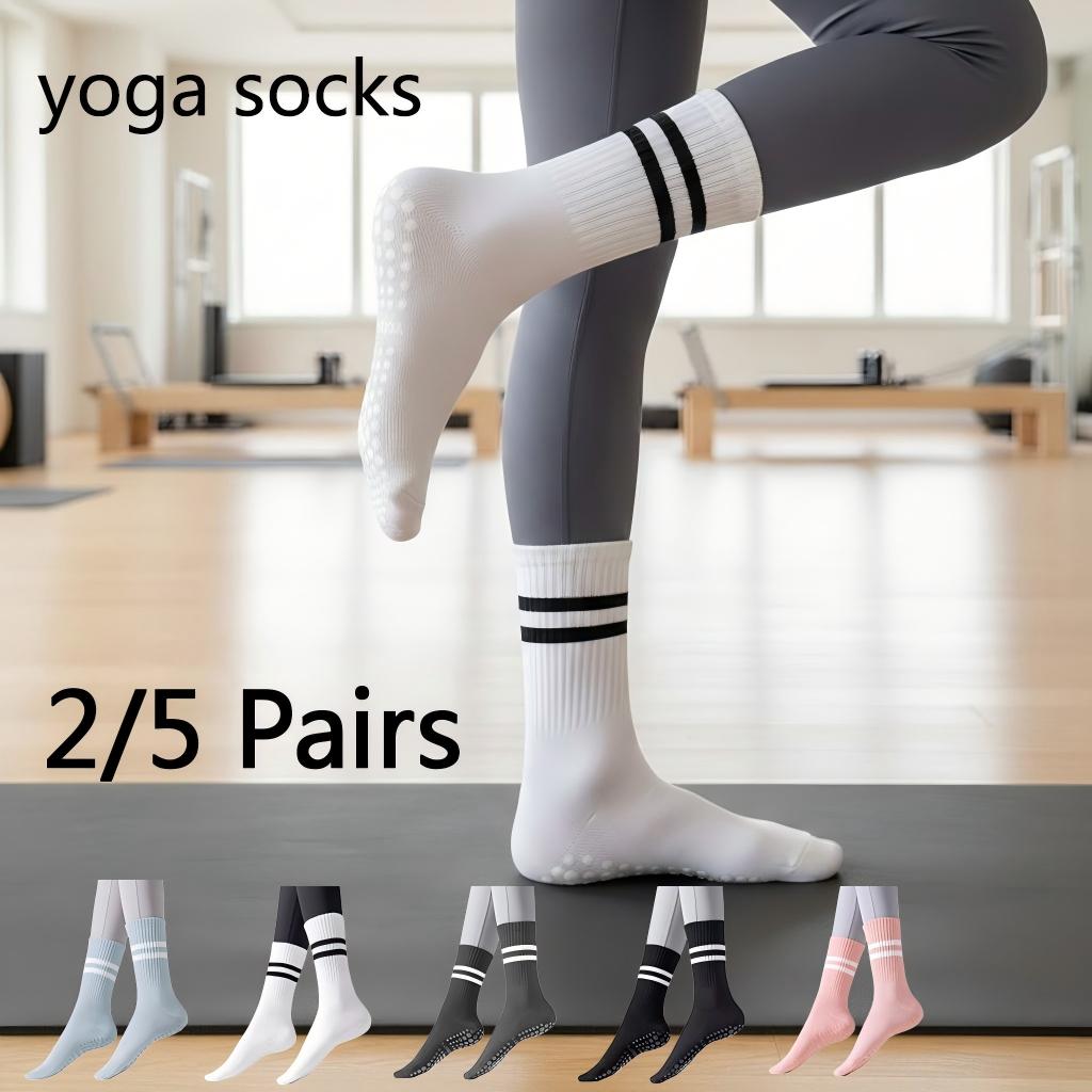 Women Non Slip Yoga Socks, Gri - Fitness Yoga Pilates recension och pris