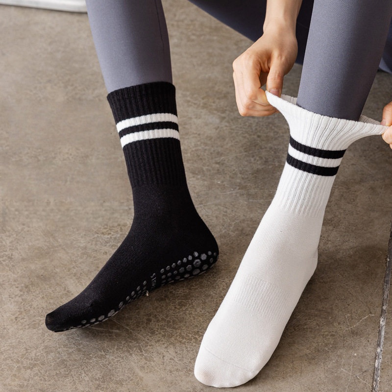 Women Non Slip Yoga Socks, Gri - Fitness Yoga Pilates recension och pris