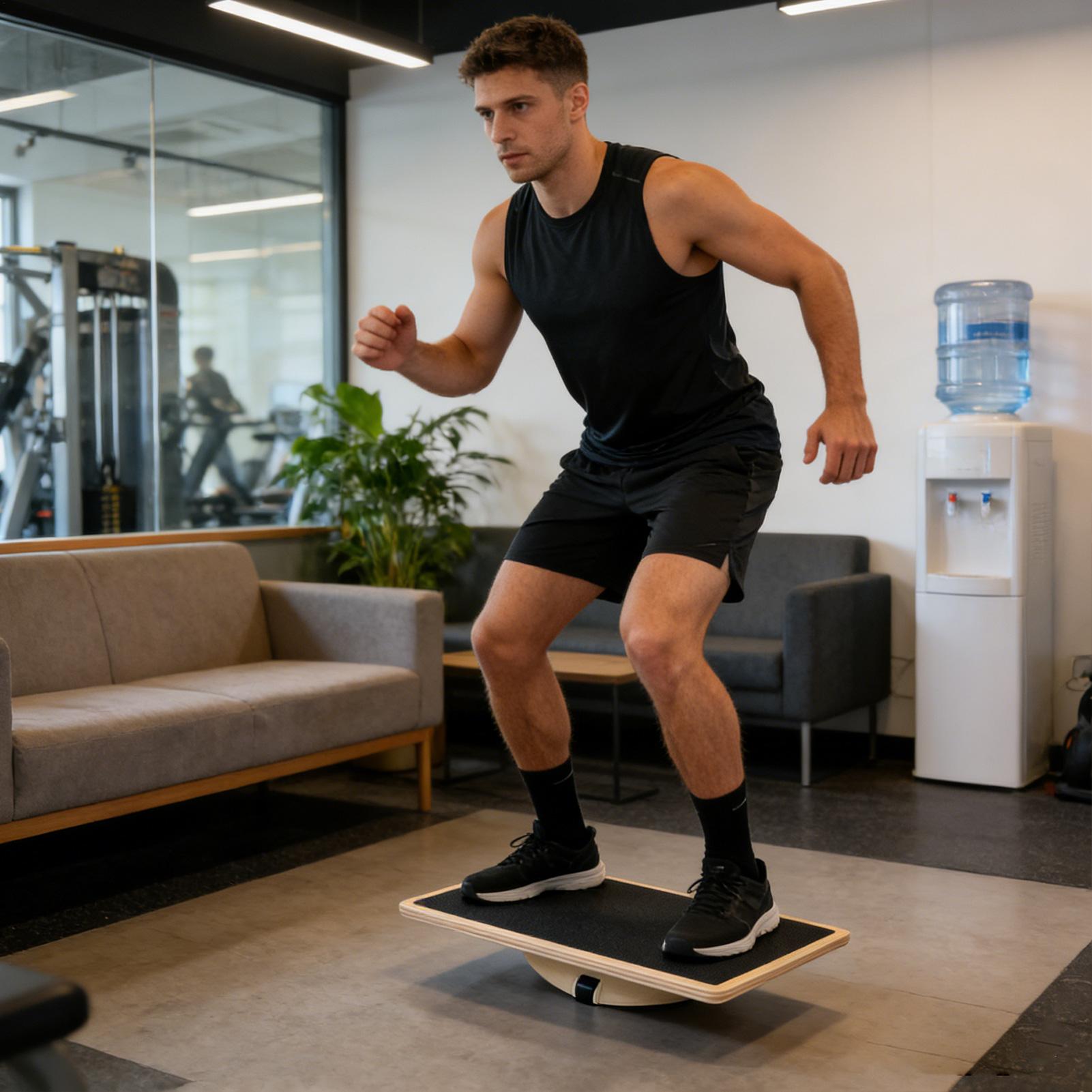 Wood Wobble Board Wood Non-Sli - Balance Board Wobble recension och pris