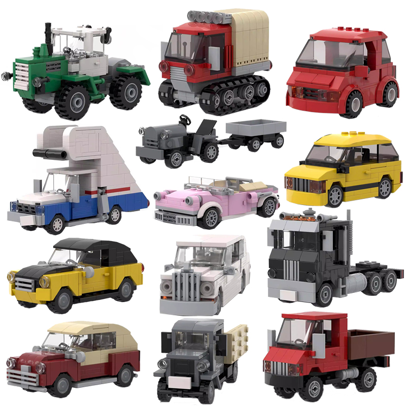 MOC City Mini Car Tractor Snow - Victor Racket Jetspeed recension och pris