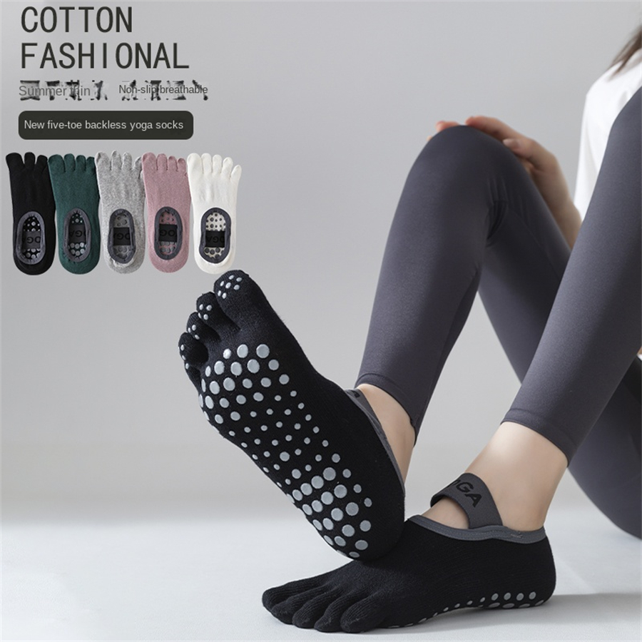 Anti-slip Pilates Socks with 5 - Pilates Yoga And Barre recension och pris