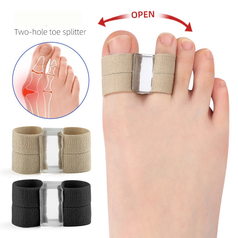 1pcs Dual-hole toe separator/s - Toe Separator Silicon recension och pris