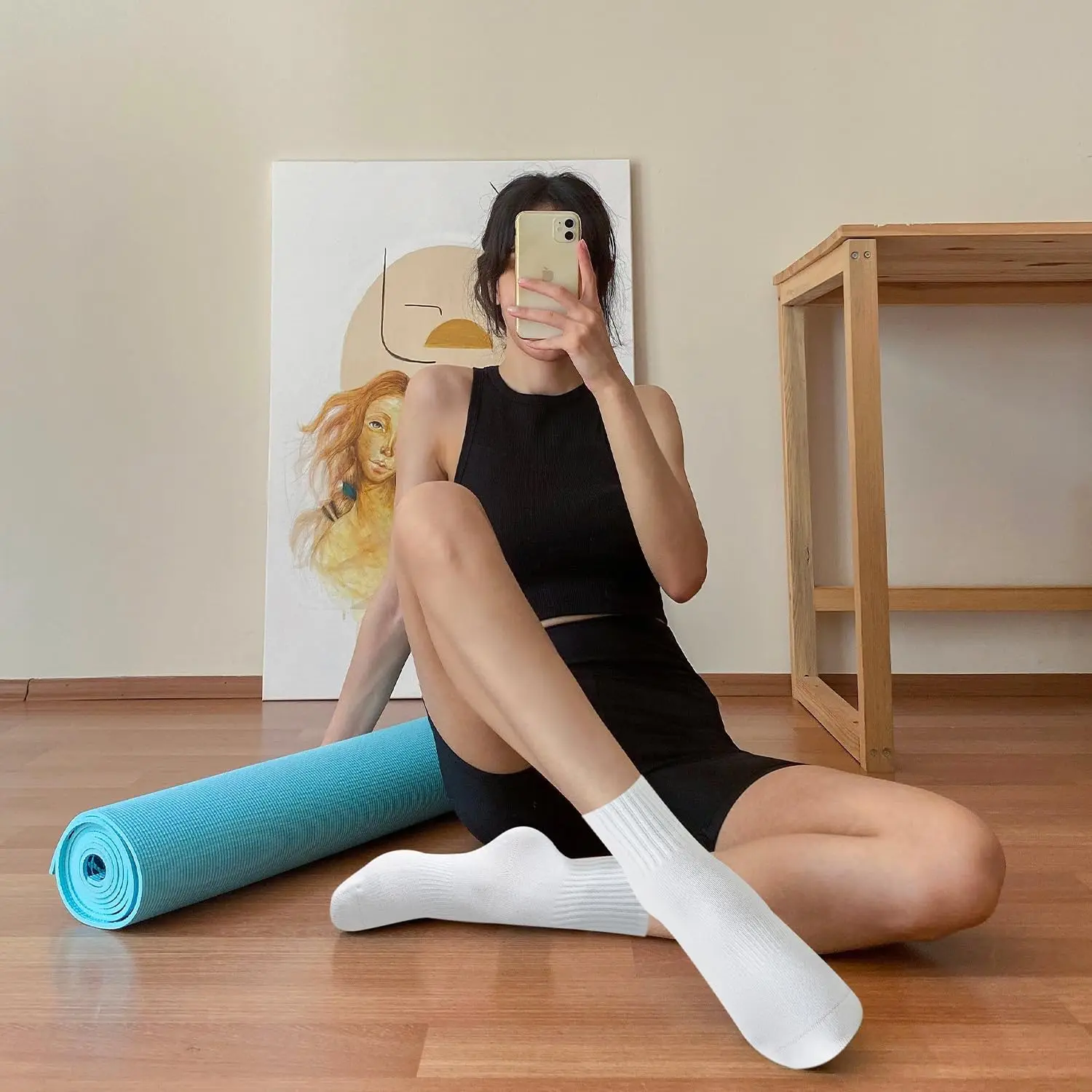 4 pairs of women's yoga socks, - Pilates & Yoga Unleashed Studio Tuckahoe recension och pris