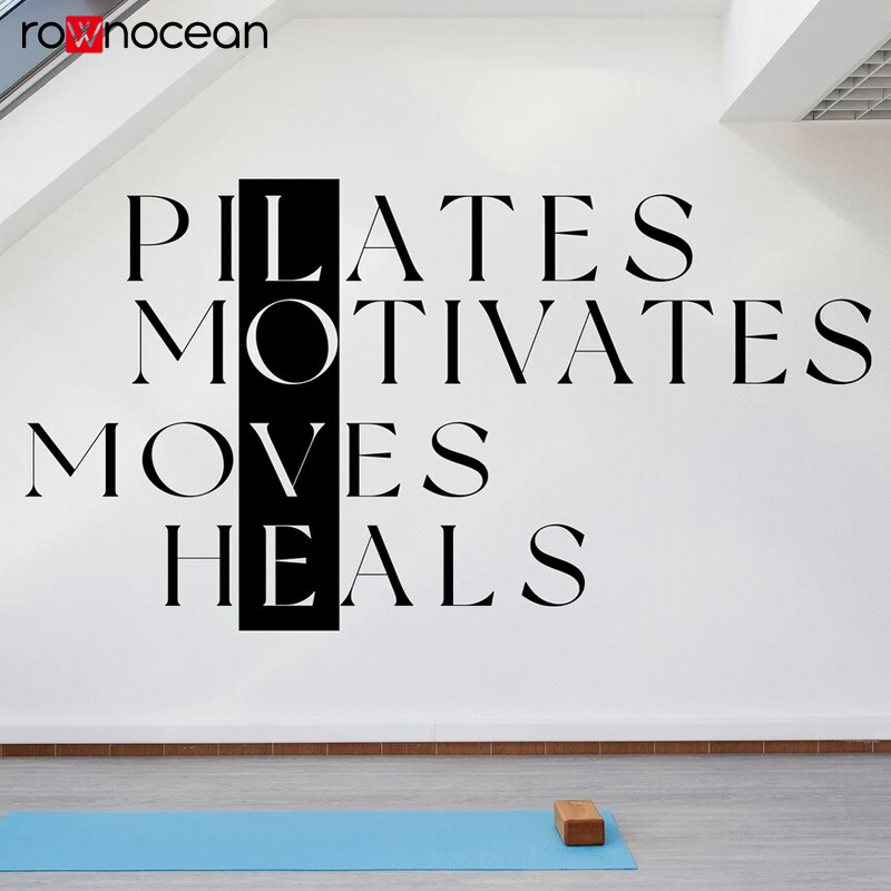 Pilates quotes Wall Sticker Yo - Pilates Yoga Quotes recension och pris