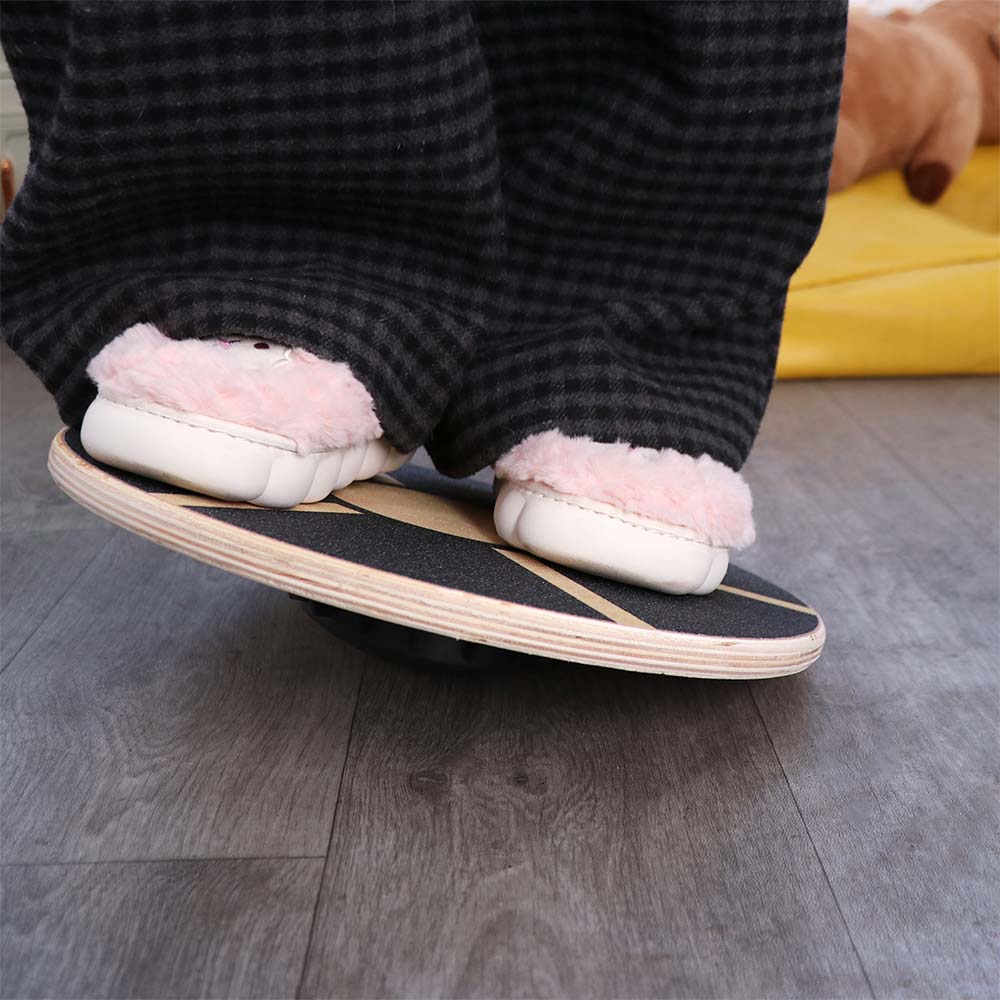 Wooden Round Balance Training  - Balance Board Wobble recension och pris
