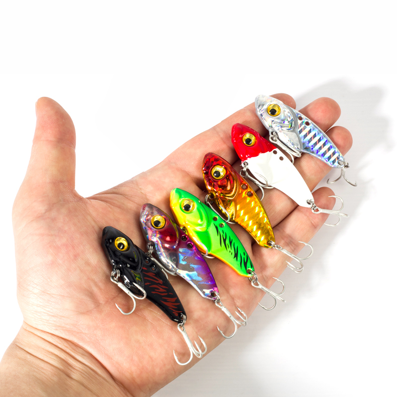 6PCS Metal VIB Lure 5g 7g 10g  - Balance Board Wobble recension och pris