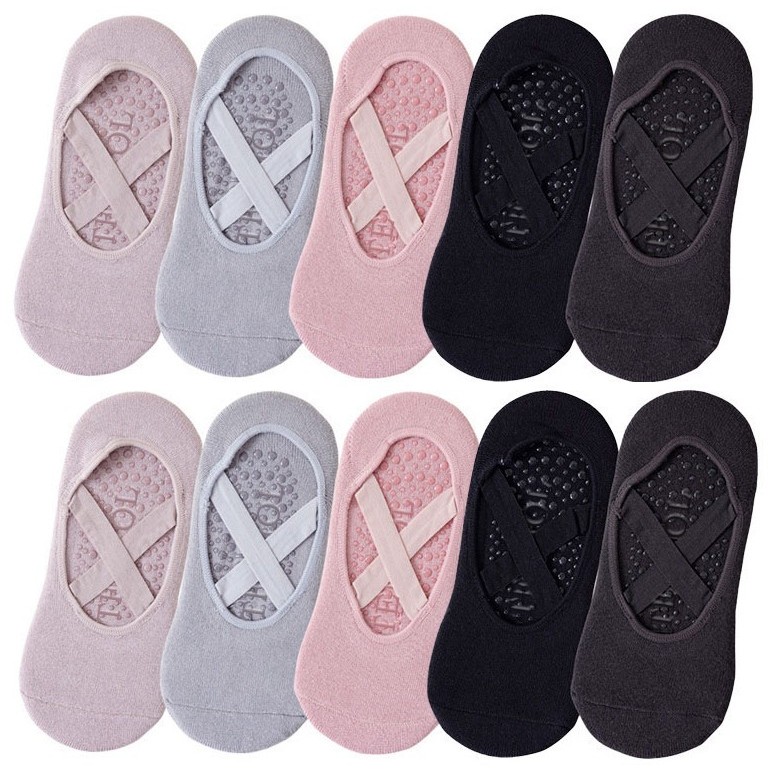 1/3  Pairs Yoga Socks Women Co - Pilates Yoga And Barre recension och pris