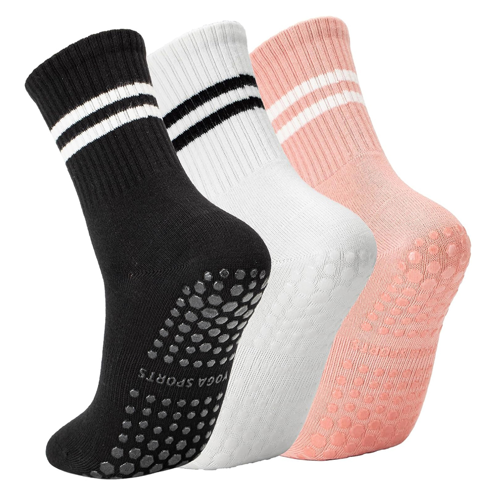 Yoga Pilates Socks with Grips  - Pilates Yoga And Barre recension och pris