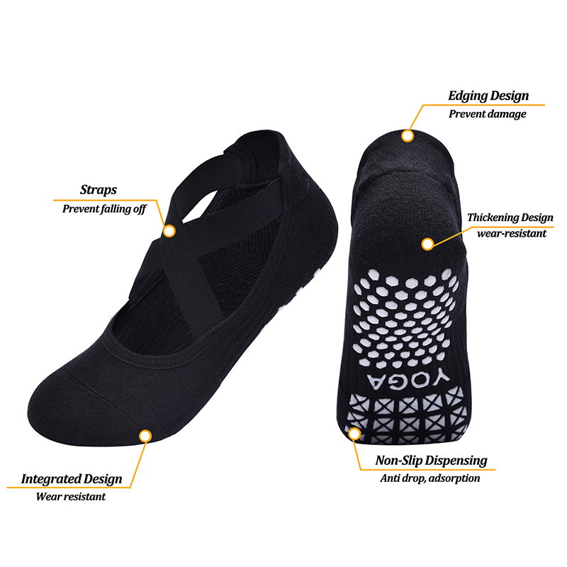 Women Non-Slip Yoga Socks Sili - Fitness Yoga Pilates recension och pris