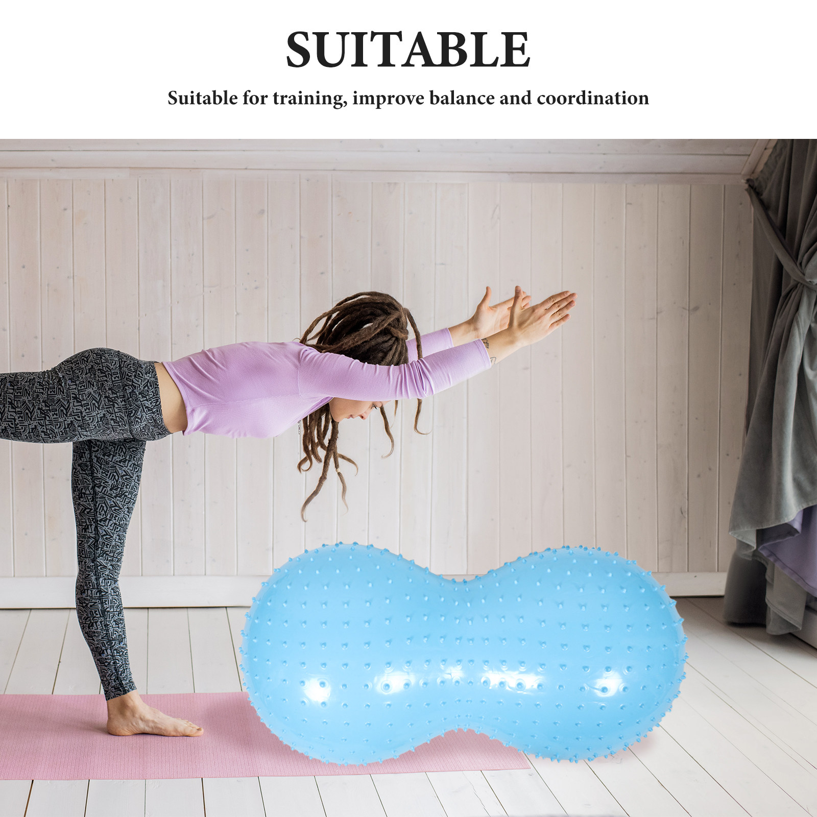 Peanut Yoga Ball Inflatable Ba - Pilates Yoga Pregnancy recension och pris