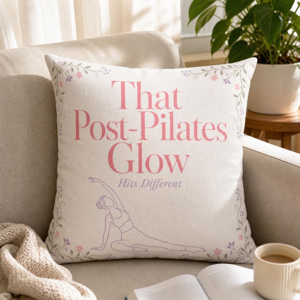 Minimal Floral Vine Pilates La - Pilates Yoga Quotes recension och pris