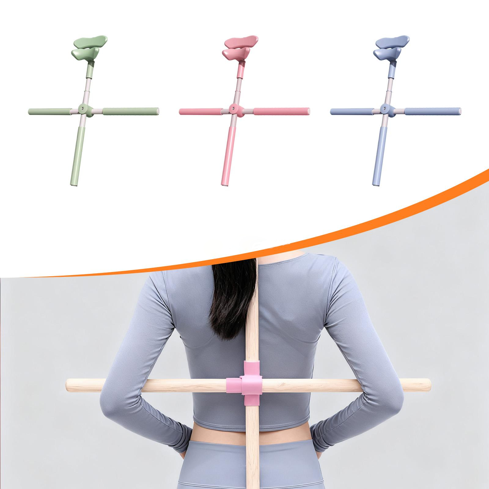 Yoga Stick Cross Open Back Pos - Posture Pole Corrector recension och pris