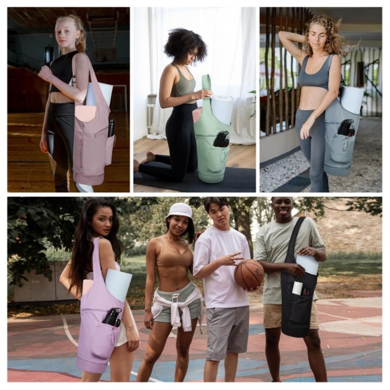 Large opening long handle yoga - Yoga Mat Bag Carrier recension och pris