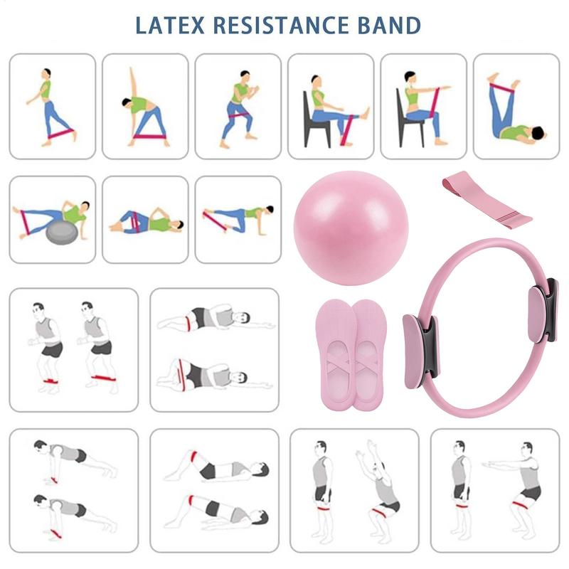 Pilates Ring Set Yoga Ring Set - Pilates Yoga Pregnancy recension och pris