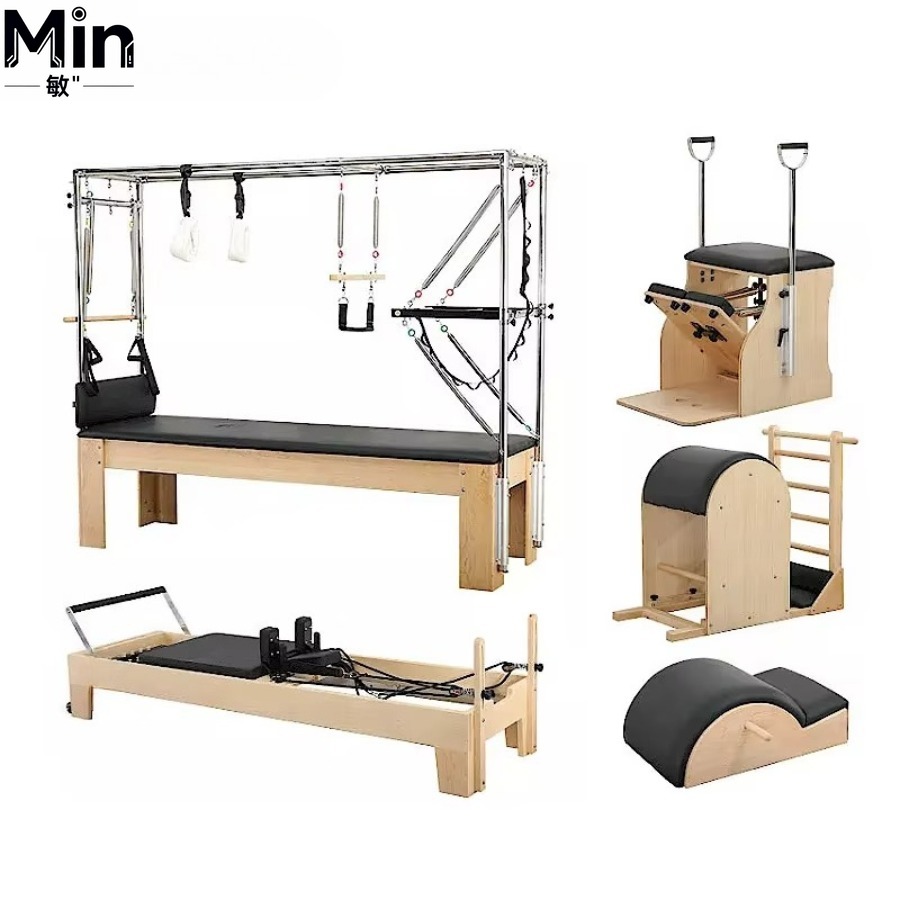 5 Pcs Set Wood Pilates Reforme - Pilates Yoga Machine recension och pris