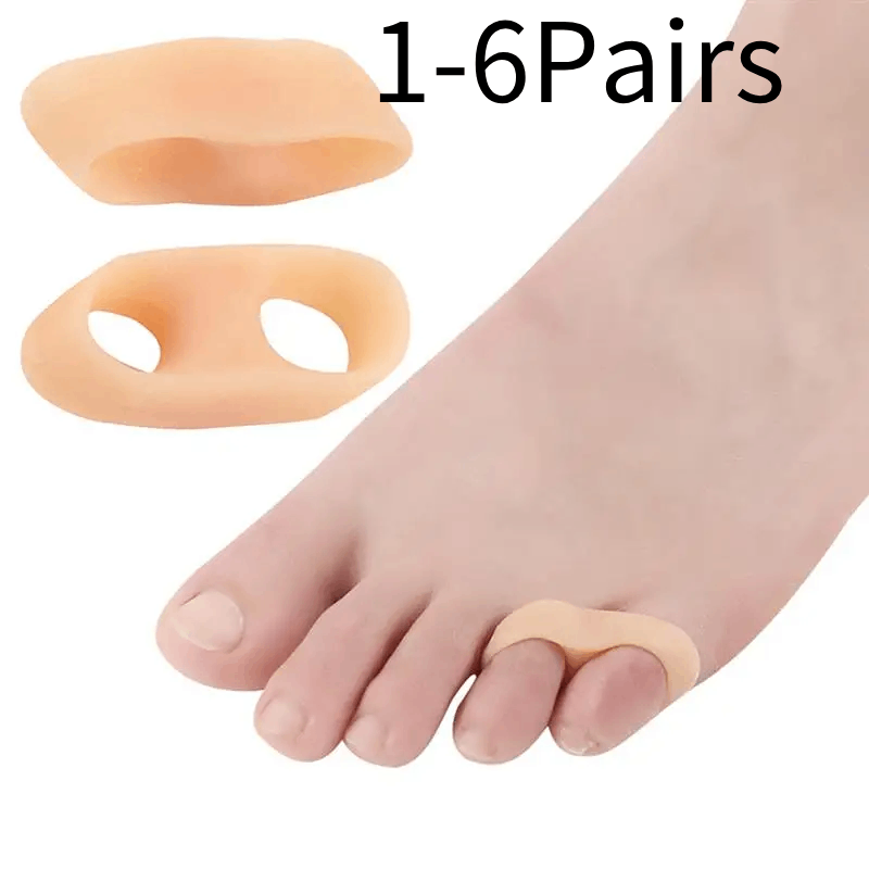 1/2/3/4/5/6Pairs Gel Fingers P - Toe Separator Silicon recension och pris